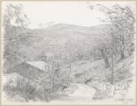 KT 2013 039
<br/>
Landschap bij Le Rane (fr)
<br/>
<em>Kouwen, Philip (1922-2002)</em>
